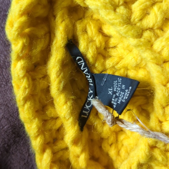Lucky Brand Sweaters - Lucky Brand Yellow Brand Sweater Top